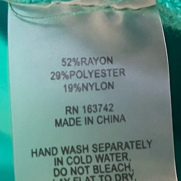 Sioni Open Front Emerald Green Cardigan Rayon Blend Long Sleeves Size XS - Picture 6 of 6